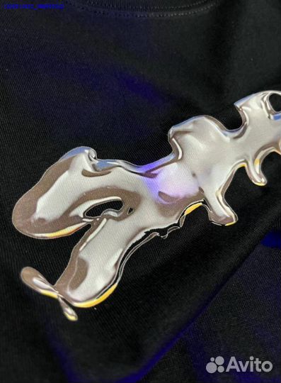 Футболка supreme FW18 liquid (ртуть) (Арт.98234)