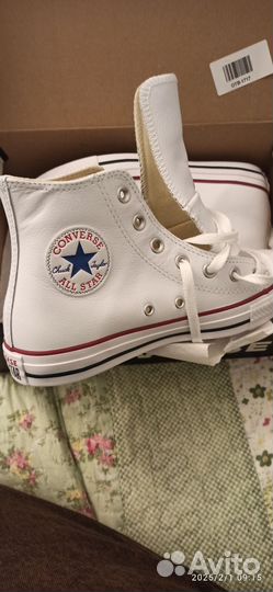 Кеды converse кожаные