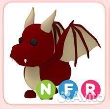 Красный дракон неон