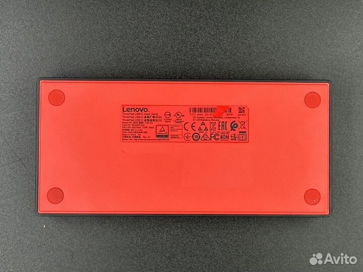 Док станция Lenovo USB-C Dock Gen 2 40AS0090EU
