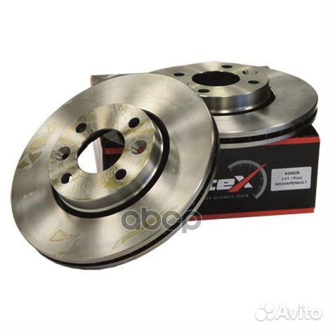 Диск торм. пер. вент.260x22 4 отв. renault Lo