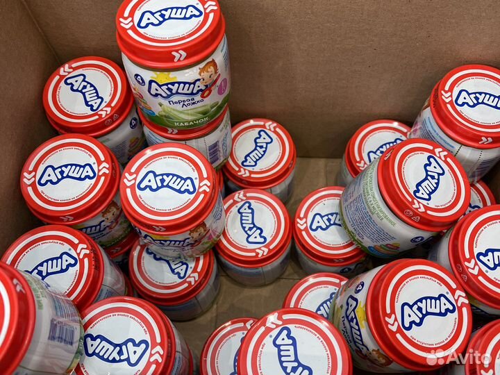 Детское питание пюре овощное агуша