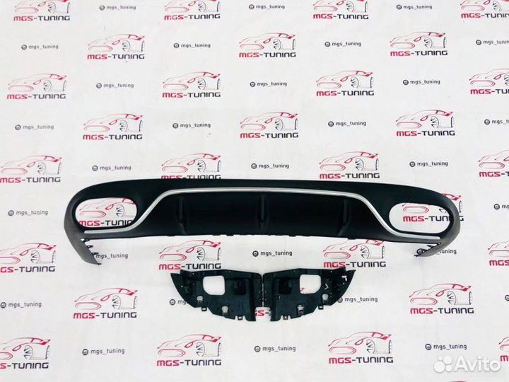 Диффузор Mercedes E-Coupe Chrome C238 E53 AMG