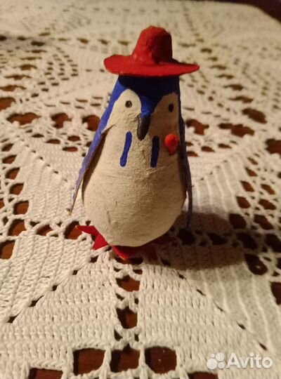 Игрушка ёлочная ватная Пингвин