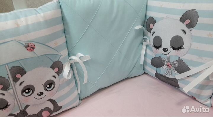 Бортики в детскую кроватку