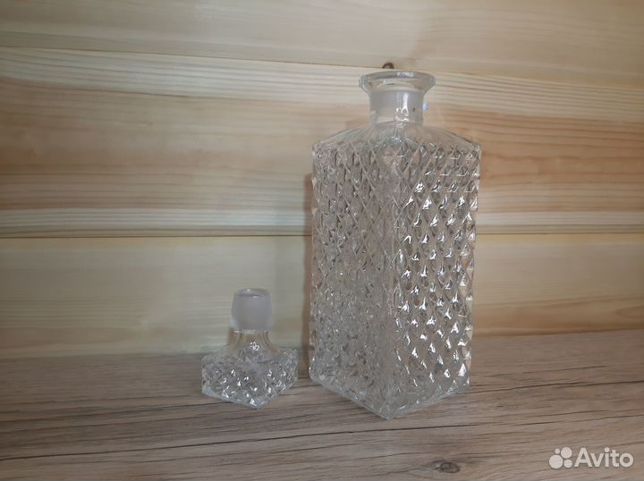 Графин (штоф) хрустальный и 6 стаканов