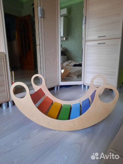 Качалка Качели Мостик Радуга