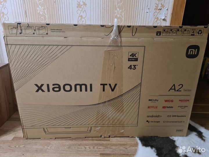 Телевизор SMART tv с wifi 43 дюйма