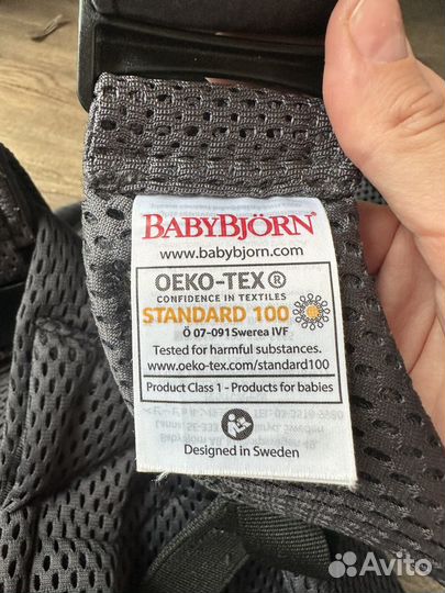 Эргорюкзак babybjorn one air 3D mesh слинг