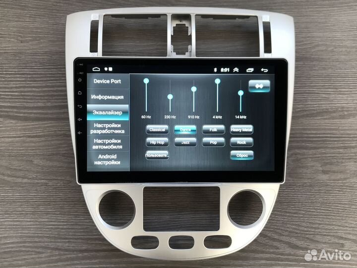 Магнитола TopWay TS7 на Chevrolet Lacetti