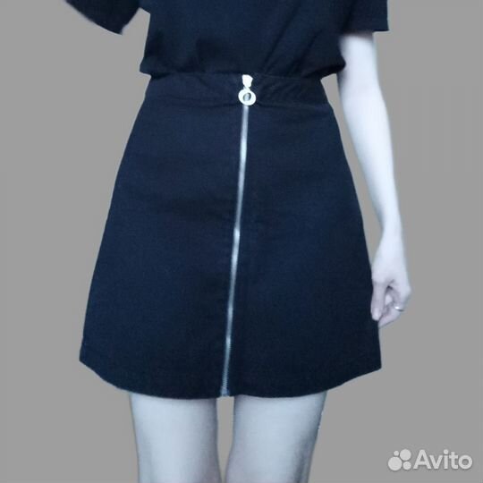 Юбка на молнии