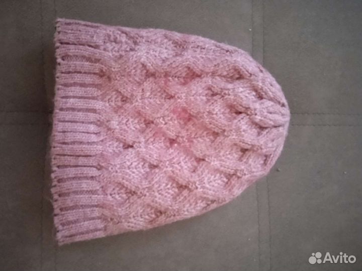 Комплект шапка и снуд зимний