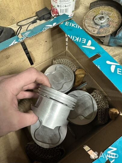 Комплект поршней 4a fe