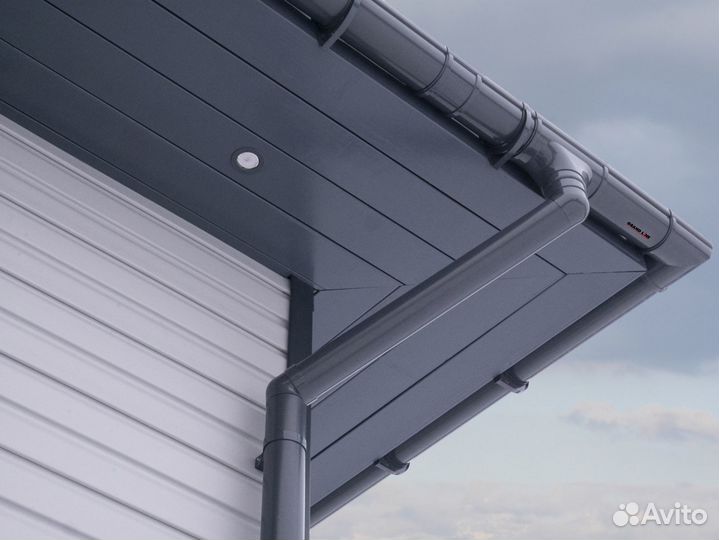 Водосточная система grandline графит (Пластик)