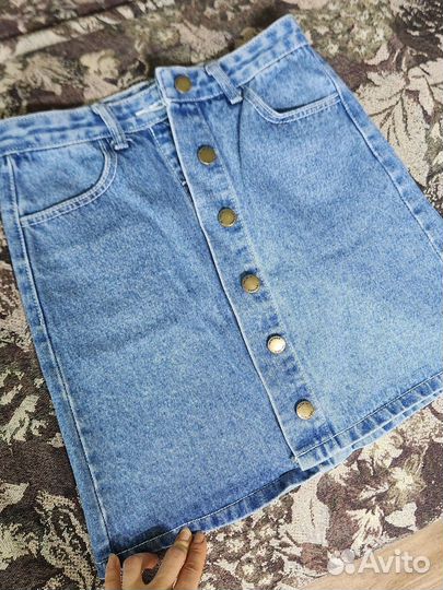 Джинсовая юбка