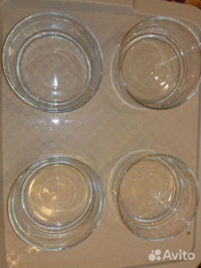 Стеклянные тарелки