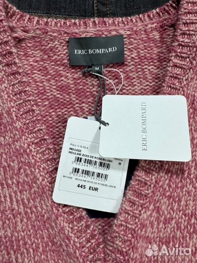 Джемпер Eric Bompard оригинал новый кашемир M