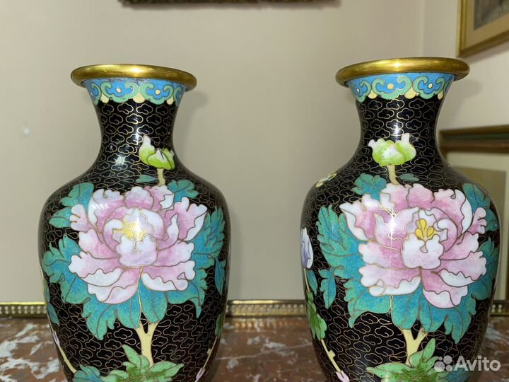 Ваза клуазоне