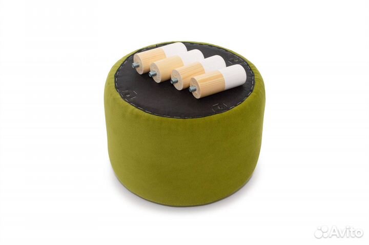 Детский пуф Бельмарко 31 см. Оливковый