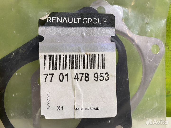 Комплект прокладок EGR Renault Duster Новые