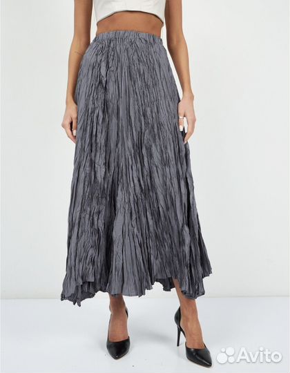 Юбка длинная жатка