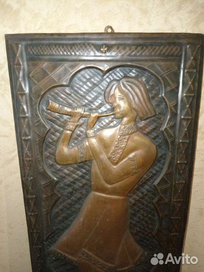 Картина чеканка СССР