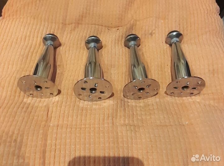 Мебельные хромированные ножки 100 мм