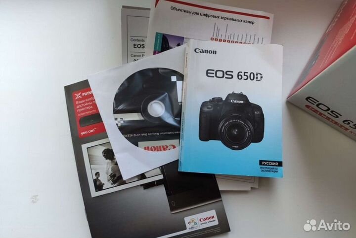 Зеркальный фотоаппарат canon eos 650d
