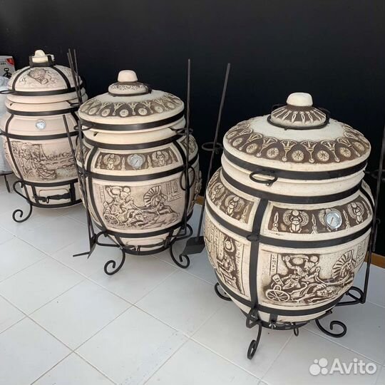 Тандыры с датчиком и откидной крышкой