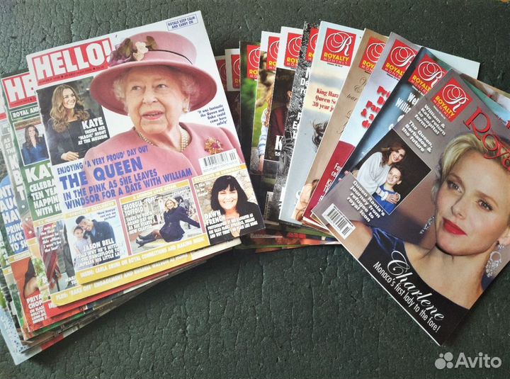 Журналы Hello и Royalty на английском: Кейт, Меган