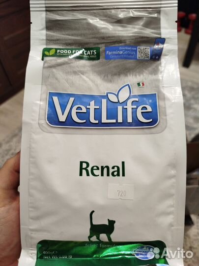 Сухой корм VetLife Renal, Hydra care для кошек