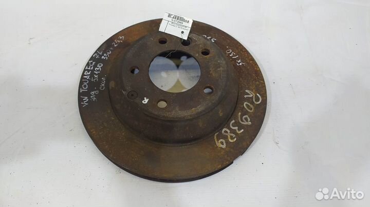 Диск тормозной volkswagen Touareg 7L 02-10 задний