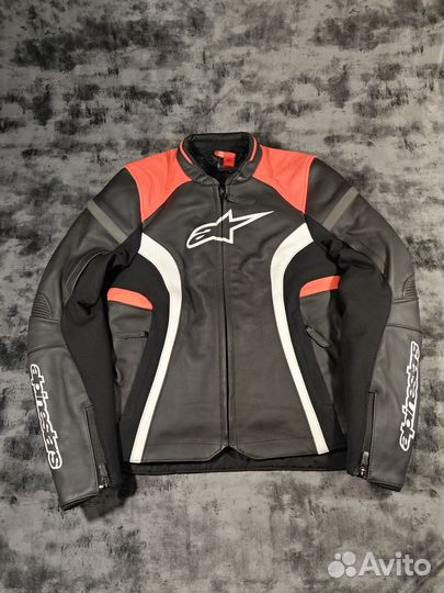 Мотокуртка кожаная женская Alpinestars Stella Kira