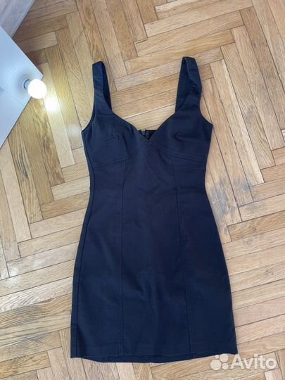 Платье черное zara