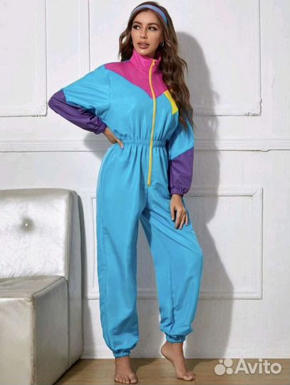 Комбинезон женский и мужской костюм в стиле 90-х