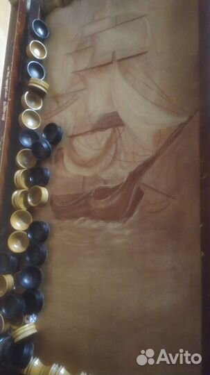 Нарды ручной работы бу