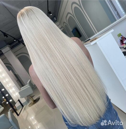 Нращивание биопротеиновых волос