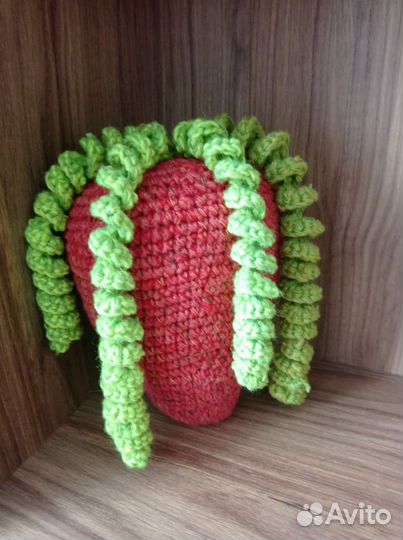 Мягкие вязаные изделия Морковь, лама, улитка, кот