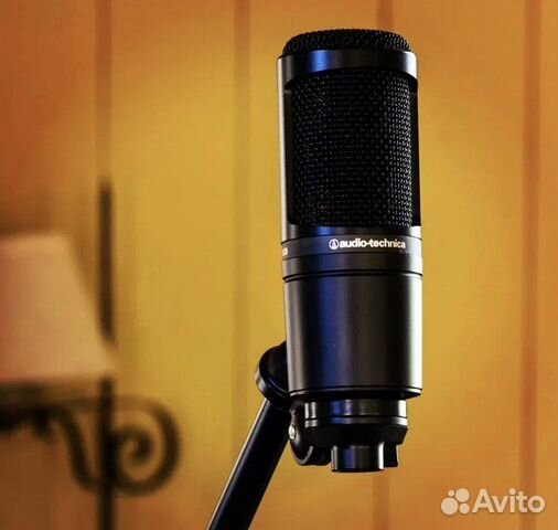 Новый микрофон AT2020 audio-technica студийный