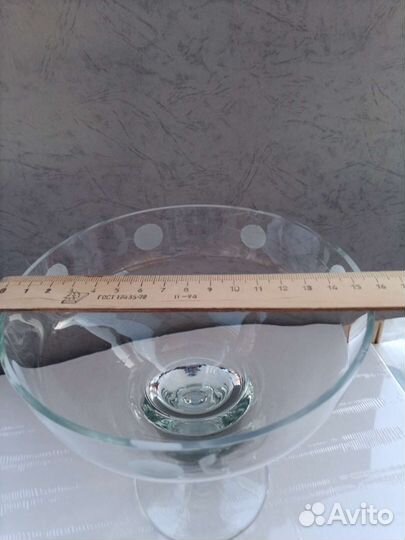 Ваза для фруктов (конфет ) на ножке СССР