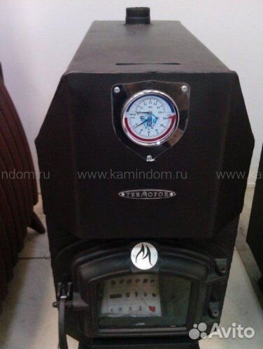 Отопительная печь с контуром на 400м3