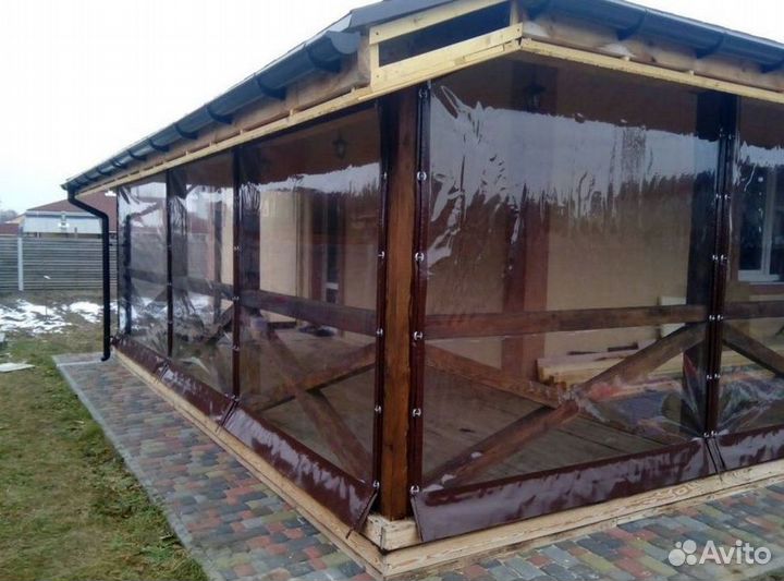 Мягкие окна для беседок террас