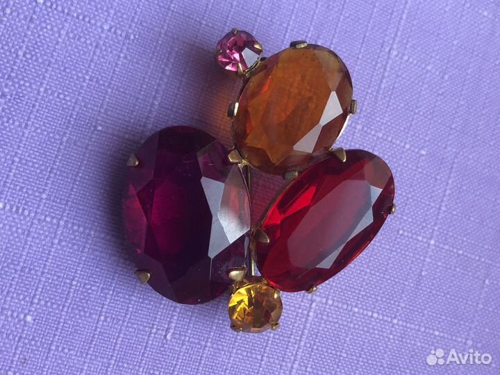 Брошь винтаж Чехословакия