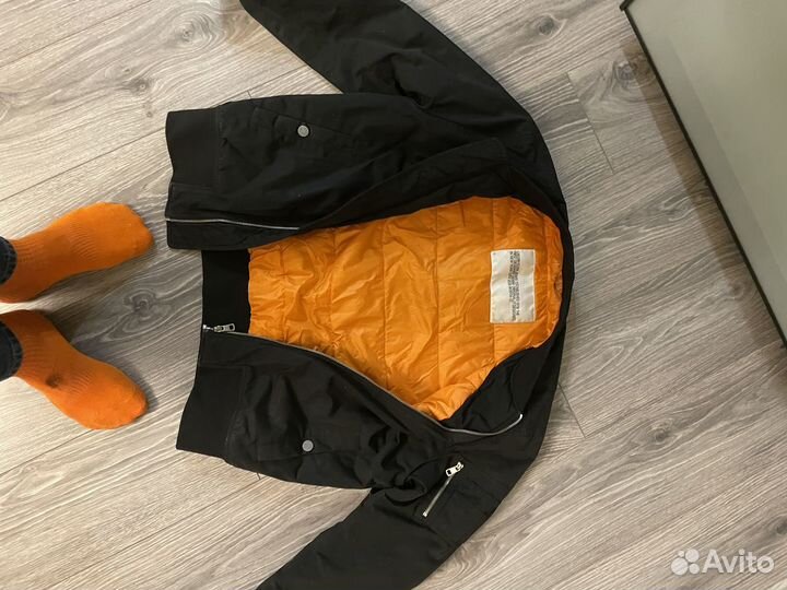 Бомбер calvin klein с принтом