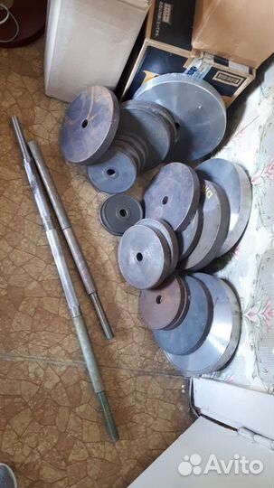 Штанги с блинами