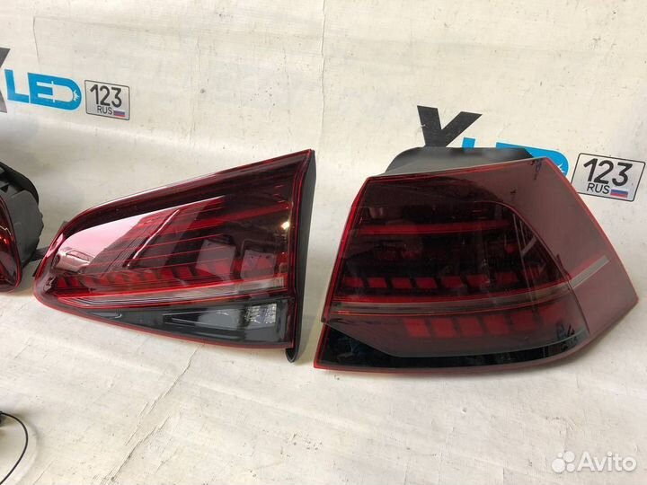 Комплект фонарей Volkswagen Golf 7 LED рестайлинг