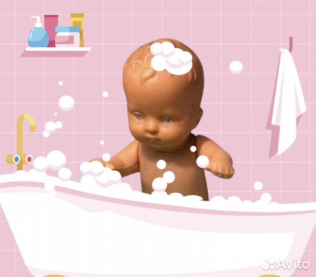 Кукла пупс СССР гдр