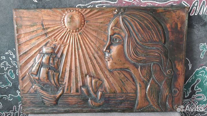 Чеканка медная СССР