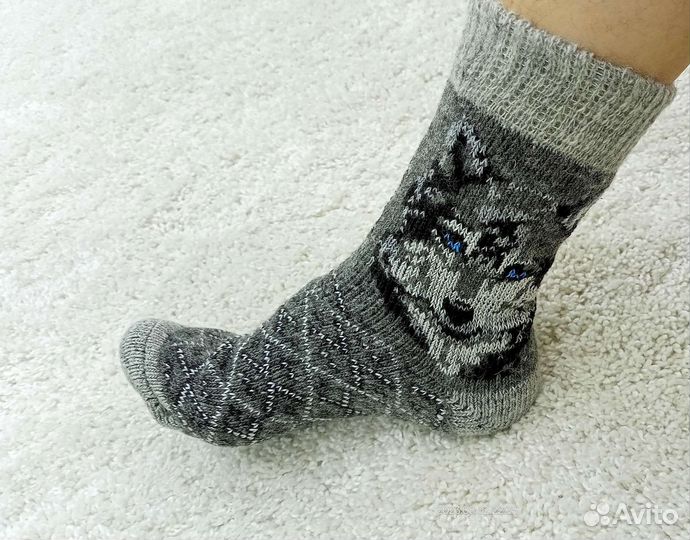 Шерстяные носки овечья шерсть