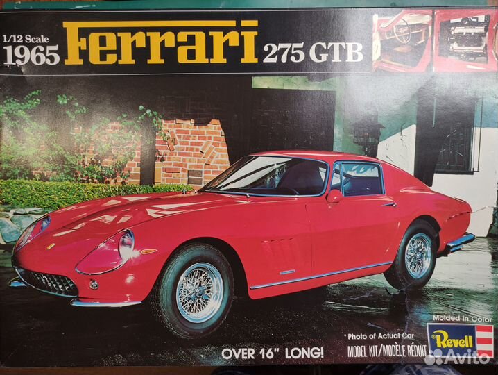 Сборная модель 1/12 Revell Ferrari 275GTB 1965